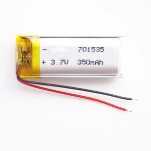 Маленький литий-полимерный аккумулятор 701535, <span class=keywords><strong>3</strong></span>,7 в, 350 мАч, литий-полимерный аккумулятор 320 мАч, запасная батарея - Product Image 1