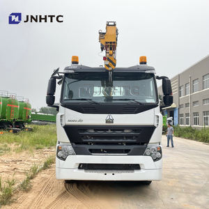 中国重汽A7平板8米货车机械运输用Howo公路残障车，带5t起重机 - Product Image 6