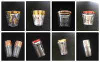 Gobelets en plastique colorés avec logo personnalisé imprimé, verres à vin jetables réutilisables et incassables de 16oz pour la fête de mariage