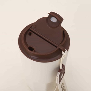 Nouvelle tasse à café droite en acier inoxydable 316, cadeau d'affaires, tasse de voyage, double paroi sous vide, avec corde de transport, thermos portable - Product Image 6