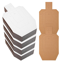 Cible de tir en carton standard de 30*18 pouces en forme de torse pour la pratique tactique, la compétition et l'entraînement