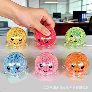 Pelota Antiestrés de Pulpo, Divertida y Suave, Juguetes para Aliviar el Estrés, Pelotas para Apretar, para Terapia de Manos - Product Image 3