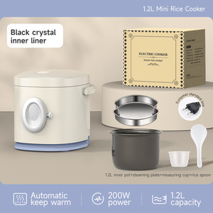 Olla Arrocera Multifuncional para el Hogar, Tamaño Mini, para Una Persona, con Protección Contra la Cocina en Seco, Capacidad Inferior a 3L, Mecánica, 1.2L Mínima - Product Image 1