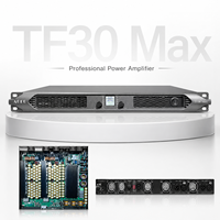 Amplificateur de puissance numérique 2x3000W avec écran LCD, double canal, audio haute résolution, XLR sans fil pour caissons de basses, enceintes PA, sonorisation de scène