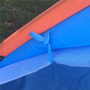 3-4 Person <b>Single</b> Layer Camping <b>Tent</b> Blue Rainproof Outdoor <b>Tent</b> for Couple Camping Three Seasons Use - Product Image 2