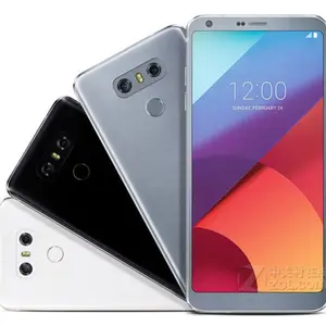 解锁LG G6单sim卡4GB内存 + 32/64/ 5.7英寸3300毫安时安卓7.0 NFC调频收音机QC3智能手机廉价手机