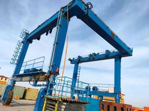 Mobile Bootshebevorrichtung Gummibereifter Portalkran - Product Image 2