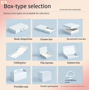 Biểu Tượng Tùy Chỉnh Chất Lượng Ribbon Gấp Hộp Màu Hồng Hình Chữ Nhật Màu Đen Hình Dạng Từ Nghệ Thuật Giấy Bao Bì Cho Matt Cán Dập Nổi - Product Image 5