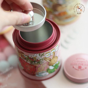 Scatola in Latta Personalizzata con Stampa CMYK per Tè Sfuso e Caffè, Contenitore Ermetico Riutilizzabile con Doppio Coperchio - Product Image 6