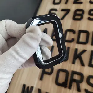 3d 4d Acryl Gel Nummerplaat Letters Maker Met Verschillende Letters En Auto Nummerplaat Sleutelhanger