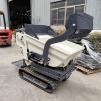 Mini Dumper sur chenilles multifonctionnel à chenilles MINI Dumper 500kg Mini Transporter Camion à benne basculante pour la construction