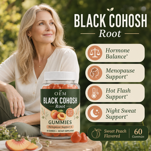 Oem Private Label <b>Menopause</b> Relief Gummies Hot Flashes Night Sweats Hormone Balance Energy Support For Women - Product Image 3