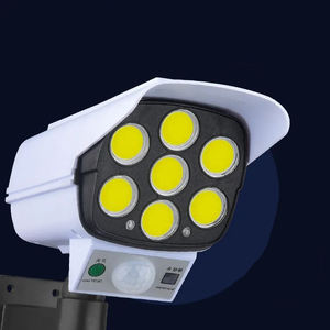 Capteur Spots muraux Caméra de simulation Surveillance simulée Lumière solaire extérieure de jardin Lampes murales à led <span class=keywords><strong>avec</strong></span> <span class=keywords><strong>télécommande</strong></span> - Product Image 1