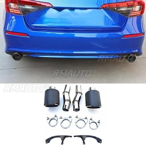 Accessoires décoratifs pour l'embout de l'échappement arrière de la Honda Civic 11ème génération 2022-2024 - Product Image 2