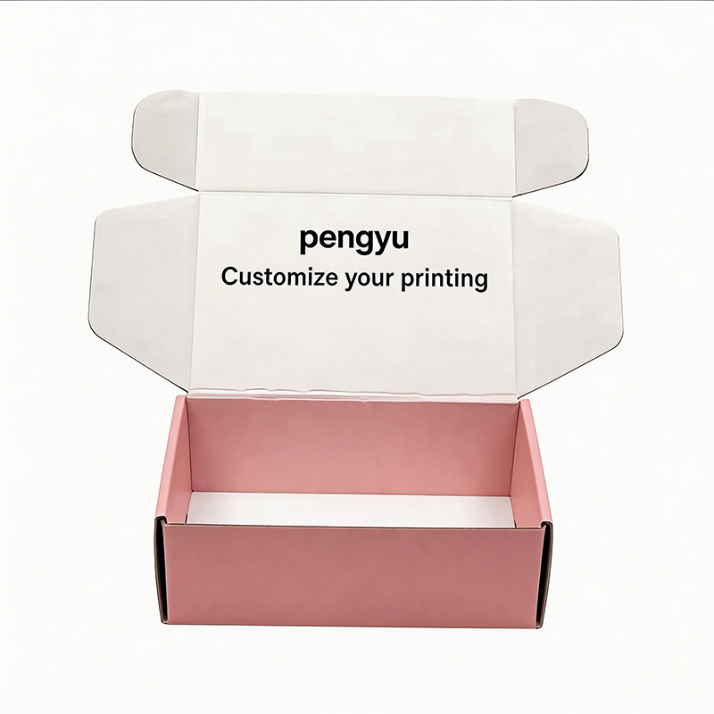 Custom Logo Printed Corrugated Board Cosmetic Wigs Beauty Packaging Shipping Carton Mailer Paper Box For Skin Care Products