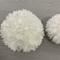 Têtes de fleurs artificielles en soie blanche L854, chrysanthèmes faits à la main, fausses fleurs réalistes pour arche de mariage, mur de fleurs DIY