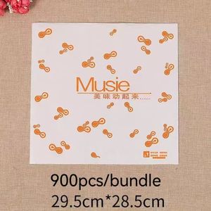 Plateau alimentaire jetable en gros en papier sulfurisé pour pain, sandwich, hamburger, boulettes de riz, assiette repas - Product Image 4