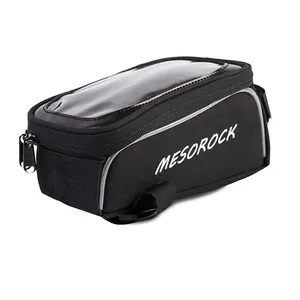 MESOROCK Waterproof Frame Top rack Tube Mountain Bicycle Bag Phone Pouch Fashion Holder Bike Phone Bag Bicycle Accessories Bags