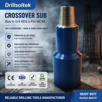 Переходник для буровых труб Drillsoltek Oilfield Drilling Crossover Sub NC50 с резьбой Pin на 6-5/8 REG Box