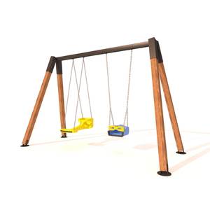 Asiento cómodo Columpio de madera Padre y producto de tipo estándar - Product Image 1