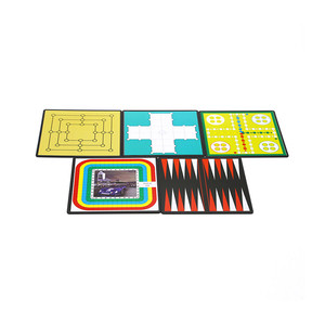 <span class=keywords><strong>Juego</strong></span> de mesa magnético 11 en 1 que incluye damas de ajedrez Backgammon <span class=keywords><strong>Ludo</strong></span> para niños-Material de papel y plástico - Product Image 5