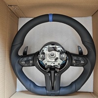 Volant sport personnalisé en cuir perforé M Sport avec étoile arc-en-ciel, compatible avec les séries 3 et 6, modèles E90, E92, E60, E70, F30-F35