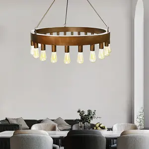 โคมไฟระย้า LED ติดเพดานดีไซน์ทันสมัยสำหรับตกแต่งบ้านห้องนั่งเล่นห้องรับประทานอาหาร