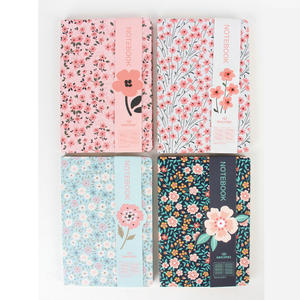 Cuaderno de <span class=keywords><strong>Tapa</strong></span> <span class=keywords><strong>Dura</strong></span> con Diseño Creativo de Dibujos Animados, Páginas Rayadas, A5, Cuaderno de Cuero Floral - Product Image 5