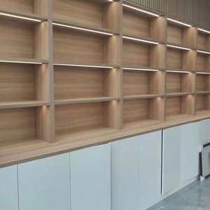 Étagère de présentation en bois moderne personnalisée pour supermarché Miniso Magasin pratique Centre commercial Hôtel & Bar à domicile - Product Image 4