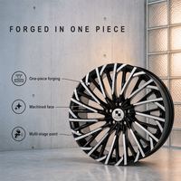 Jantes en alliage d'aluminium polies forgées sur mesure pour Audi 17-24 pouces JWL VIA DOT Nouveau ET PCD5x112 5x114.3 5x120