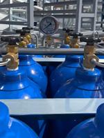Tanque de Helio Vacío de 8L al por Mayor, Cilindro de Helio de Acero Estándar ISO para Inflar Globos en Bodas y Detección de Fugas Industriales