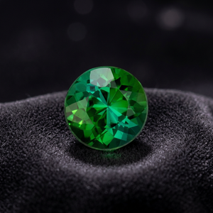 Turmalina verde natural de corte brillante redondo de 2,75mm, precio al por mayor, piedras preciosas sueltas de alta calidad | TURMALINA VERDE NATURAL - Product Image 4