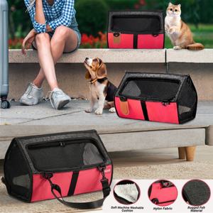 Kaliteli Polyester Pet isıtma pedi lüks taşınabilir köpek evi ve araba açık seyahat için kedi çantası moda sırt çantaları - Product Image 6