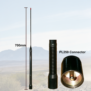 <span class=keywords><strong>Antenna</strong></span> Flessibile a Frusta <span class=keywords><strong>per</strong></span> Radio Mobile Amatoriale VHF 146M con Connettore PL259, <span class=keywords><strong>Antenna</strong></span> 144-146MHz - Product Image 1