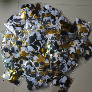 Preto, Prata, Branco Misturado Círculos Confete De Papel Tissue <span class=keywords><strong>1</strong></span> polegadas Atacado - Product Image 5