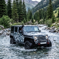 Système d'admission d'air 4x4 SJWJKA TLV, accessoires auto 4x4, fabrication de haute qualité, snorkel pour Jeep JK Wrangler à partir de 10/06