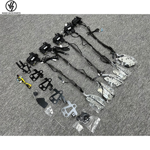 <b>Electric</b> Suction Door <b>Kit</b> Glossy Twill Weave Dry Carbon Fiber Soft Close Retrofit/Upgrade for G Wagon W464 AMG G500 G63 - Product Image 4