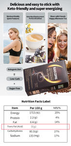 뜨거운 판매 인스턴트 슬리밍 체중 감소 블랙 커피 가루 케토 식품 녹색 커피 가루 체중 감량을위한 식욕 억제제 - Product Image 4