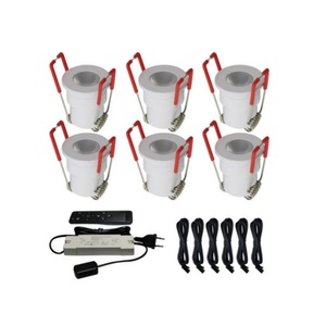 Mini Foco Empotrable de Techo DC12V <span class=keywords><strong>con</strong></span> <span class=keywords><strong>Transformador</strong></span> para Dormitorio, Cocina, Escalera, Armario - Product Image 1