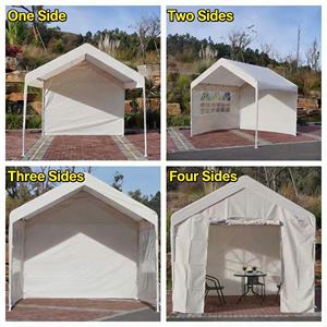 Grand garage gonflable pour <span class=keywords><strong>voiture</strong></span>, tente <span class=keywords><strong>tunnel</strong></span>, installation rapide, structure pneumatique pour un <span class=keywords><strong>abri</strong></span> instantané pendant les aventures de camping - Product Image 4