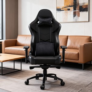 Chaise de jeu multifonctionnelle inclinable et réglable en hauteur, siège en mousse à mémoire de forme, base pivotante, conçue pour les joueurs hardcore et les longues heures de jeu - Product Image 4