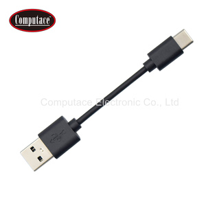 สายชาร์จสั้น USB 2.0 Type-A เป็น Type-C สีดำ ขนาด 10 ซม. สำหรับพาวเวอร์แบงค์และอุปกรณ์พกพา - Product Image 2