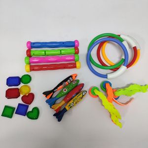 Juego de juguetes de buceo para niños transfronterizos 2025, lanzador de torpedo sumergible, anillo de buceo, Tesoro submarino al aire libre de verano - Product Image 3