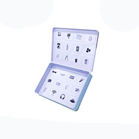 Boîte en fer blanc portable et écologique pour jeu de recherche d'objets cachés pour enfants, thème café - Fournisseur direct en gros de l'usine du Guangdong