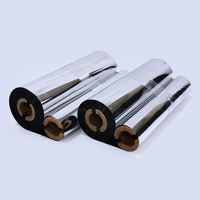Rouleaux de rouleaux d'étiquettes thermiques, pour imprimante mixte à double axe, ruban de carbone, impression thermique, vente en gros, livraison gratuite