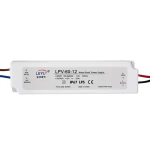 LPV-60-12 su geçirmez single tek çıkış 5a 60w anahtarlama güç kaynağı LPV-60 serisi led güç kaynağı