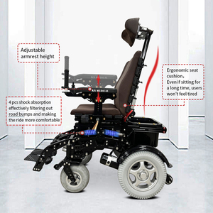 KSM-651 High Performance Heavy Duty Road Electric Wheelchair for Handicapped Users 900W Motor 50AH Battery Aluminium Alloy - Product Image 3