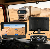 MDVR Móvil Táctil de 4 Canales RS232, Caja Negra para Auto 720p 1080P, DVR Vehicular 3 en 1 AHD CVBS VGA para Taxi, Flota, Seguro, Grabación de Evidencia