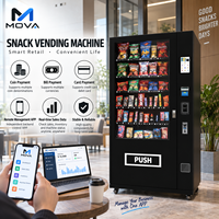 Distributeur automatique de nourriture pour la vente de boissons et de collations avec caméra, écran tactile et système de gestion de la température