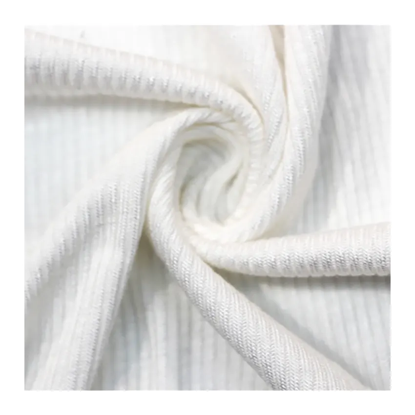 Áo Len Dệt Kim Co Giãn Vải Spandex Bán Buôn Đồ Lót Áo Thun Vải Dệt Kim Sườn Cotton Hữu Cơ Sản Xuất Tại Trung Quốc